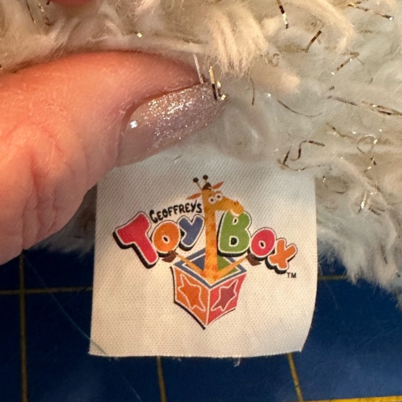 Geoffrey’s Toy Box Gold Glitter Rabbit Plush Easter Bunny Stuffed Animal 2022 - Picture 6 of 6